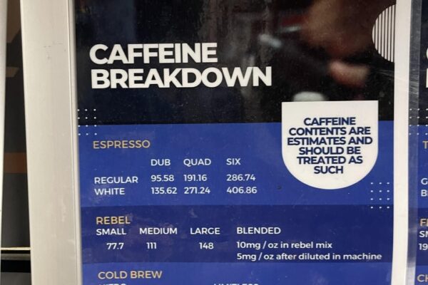 Discover The Caffeine Content In Dutch Bros Rebel Medium