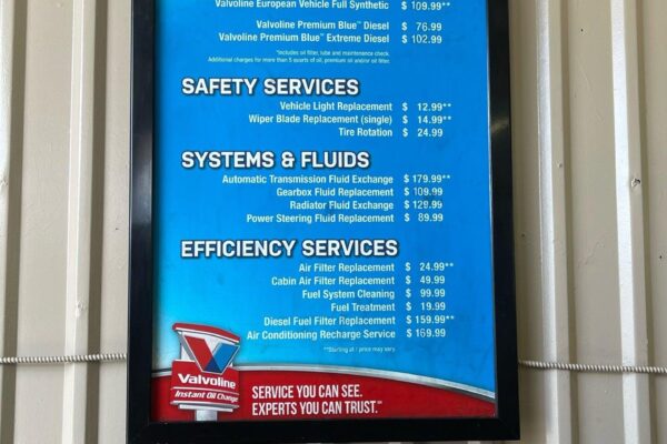 Discover How Much A Full Service Oil Change At Valvoline Costs